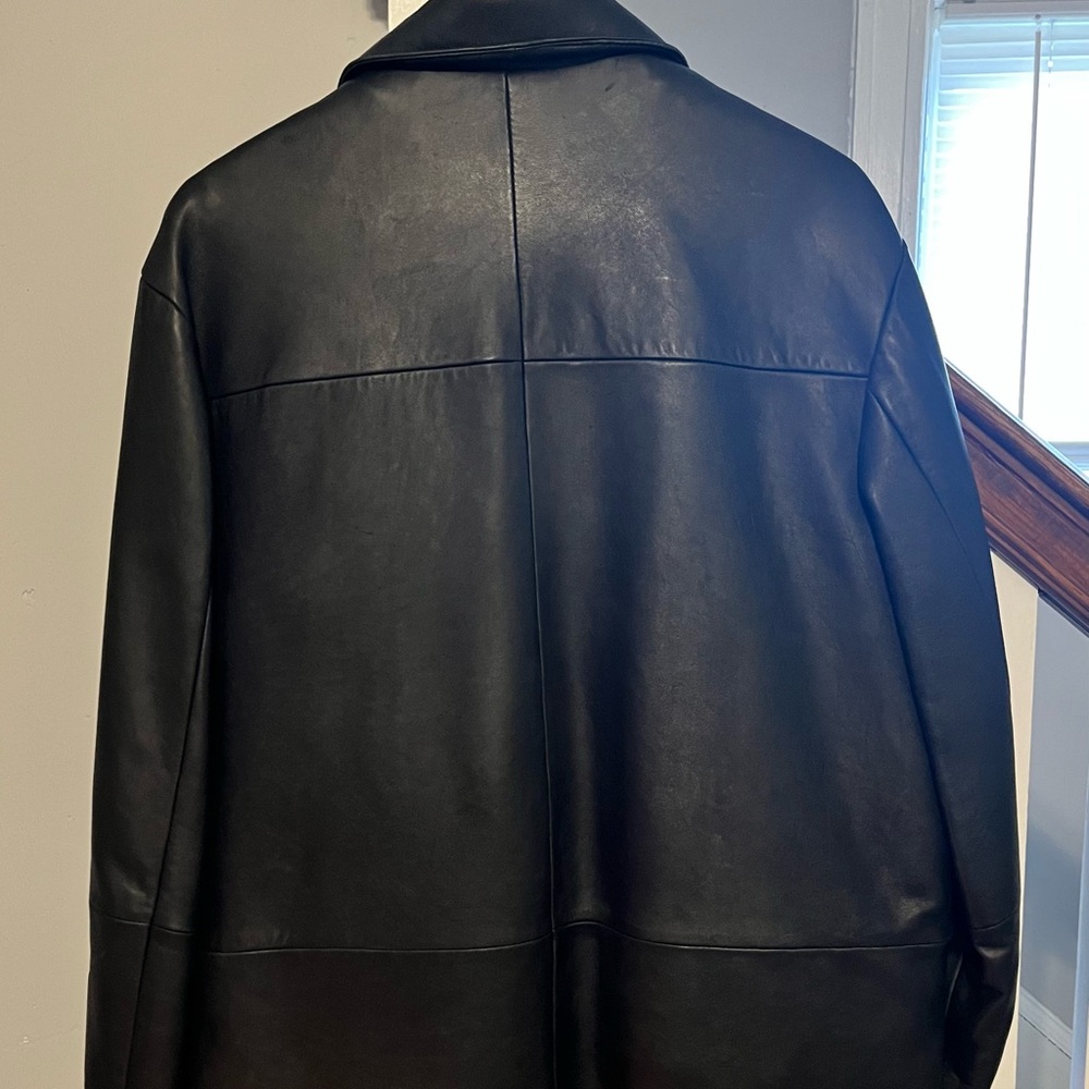 WILSONS Pelle Studio Men's Leather Jacket sz L - Picture 2 of 9